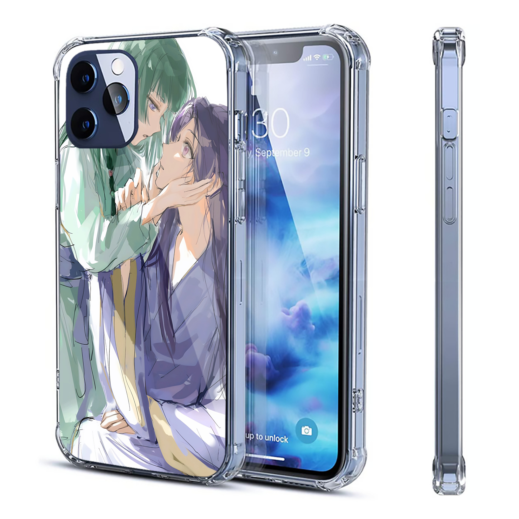 （画像用） 薬屋のひとりごと The Apothecary Diaries 【iPhone 12シリーズ対応】透明スマホケース（クリアソフトケース）